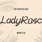 Lady Rose Calligraphy Typeface