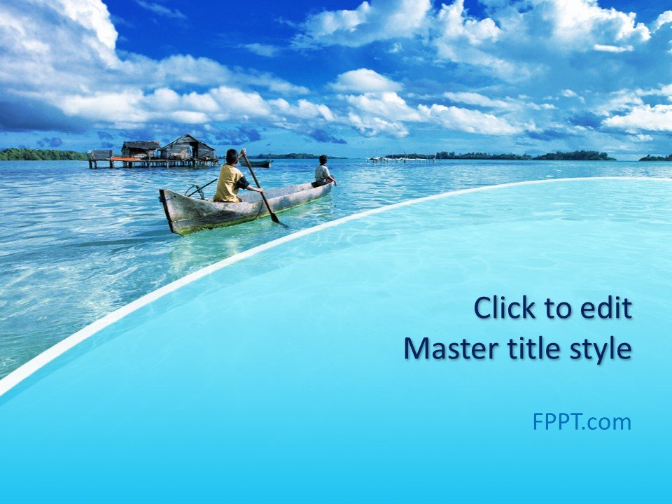 Lagoon PowerPoint Template