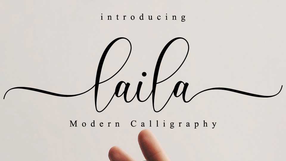Laila Script › Fontesk