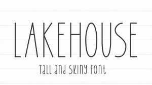 Lakehouse Font › Fontesk