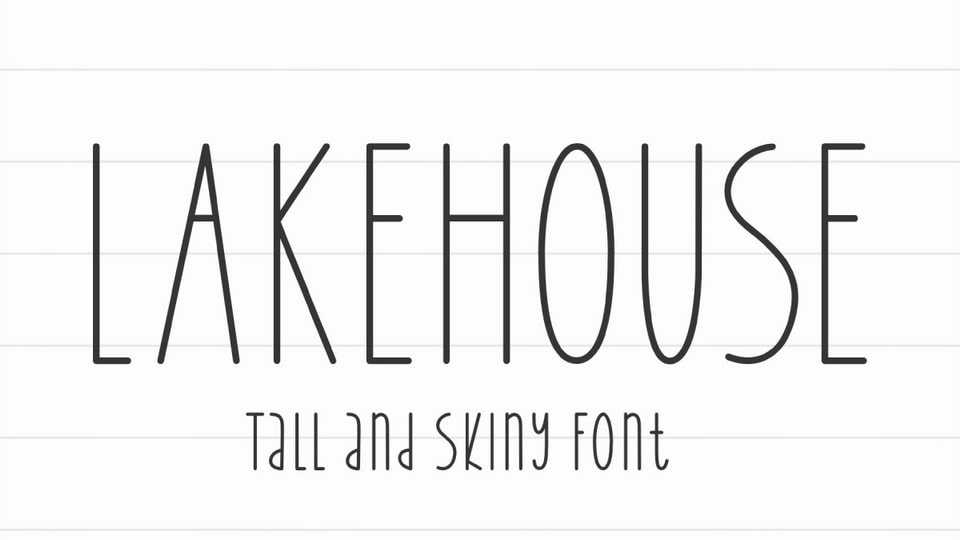 Lakehouse Font › Fontesk