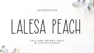 Lalesa Peach Font › Fontesk
