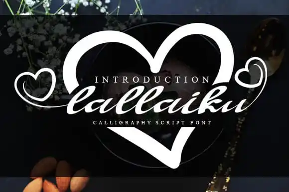 Lallaiku Calligraphy Font