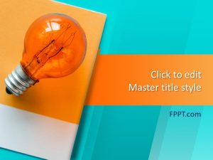 Lamp Ideas PowerPoint Template