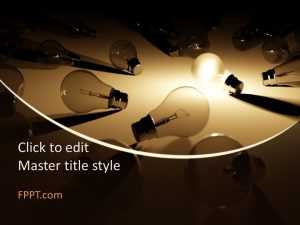 Lamps PowerPoint Template