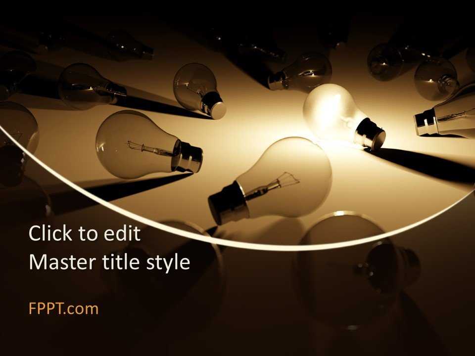 Lamps PowerPoint Template