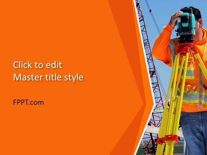 Land Surveyor PowerPoint Template
