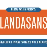 Landasans Sans Serif Font - Fonte Grátis Landasans Sans Serif Font