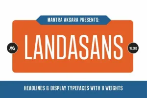 Landasans Sans Serif Font
