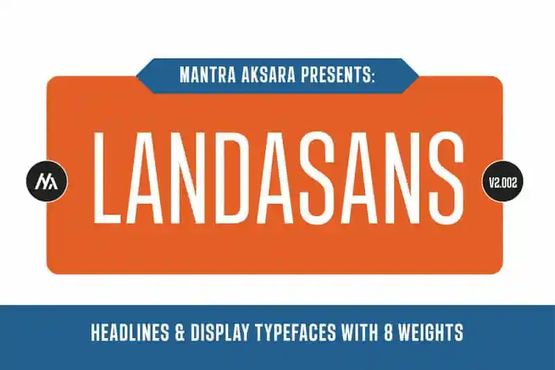 Landasans Sans Serif Font