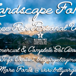 Landscape Font