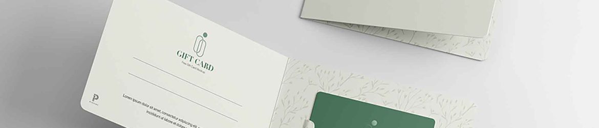 Landscape Gift Card Mockup Landscape Gift Card Mockup