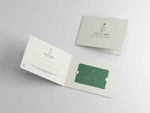 Landscape Gift Card Mockup
