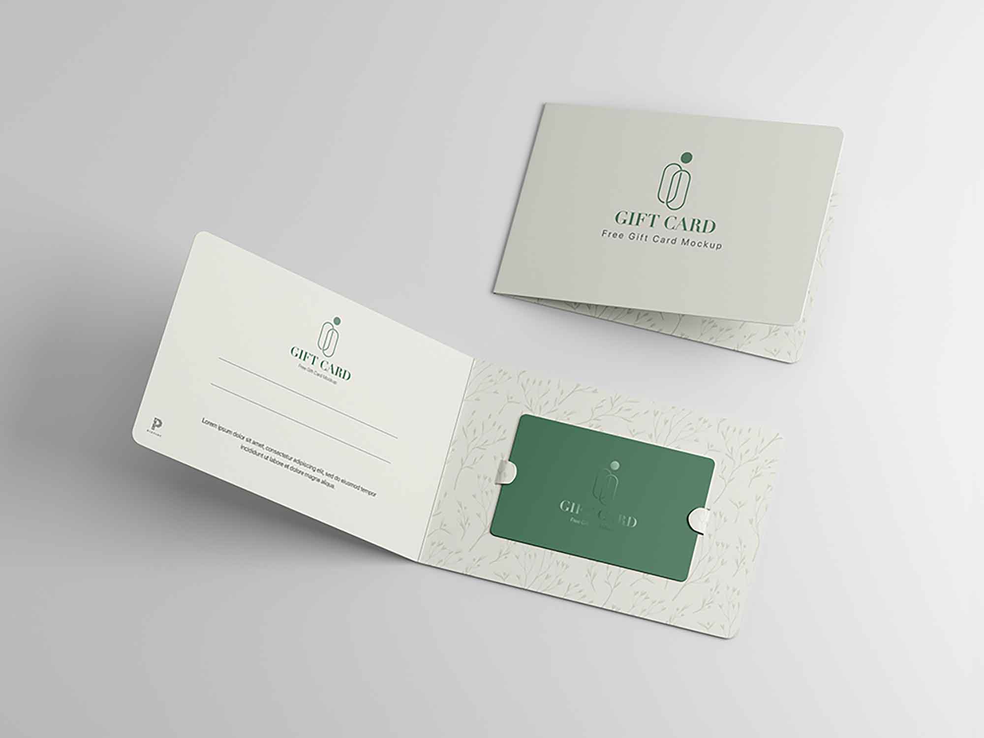 Landscape Gift Card Mockup