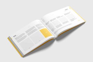 Landscape Softcover Book Mockup