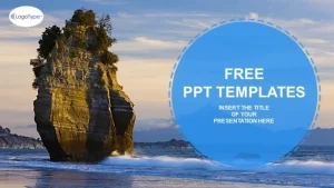 Landscapes-Beach-Rock-Nature PPT Templates