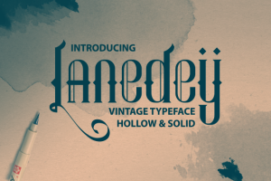 Lanedey Typeface