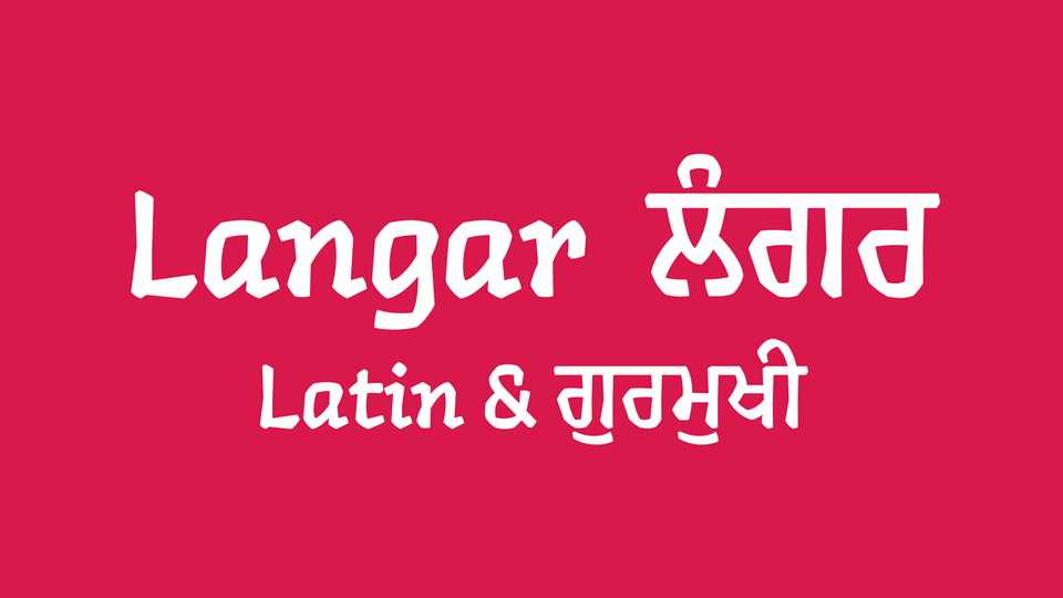Langar Font › Fontesk