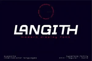 Langith Display Font
