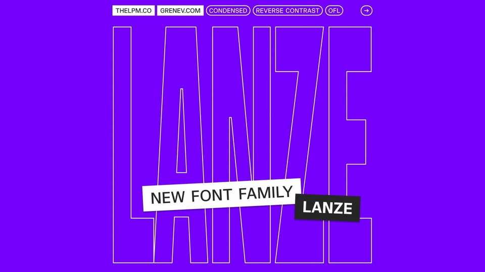 Lanze Font Family › Fontesk