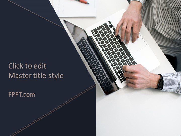 Laptop PowerPoint Template
