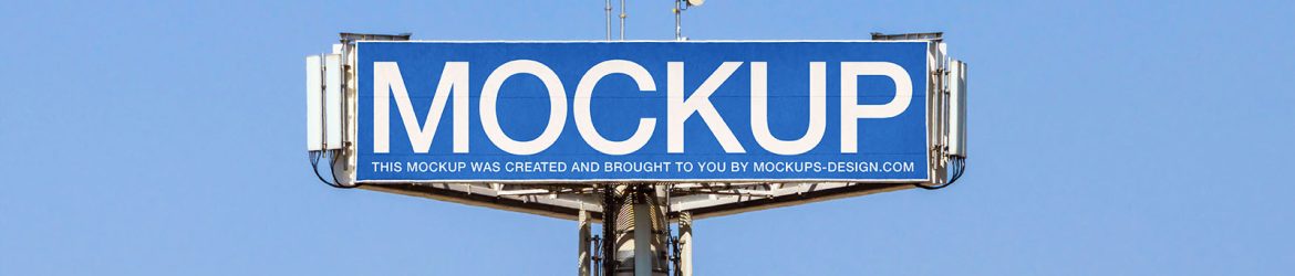 Large billboard mockup