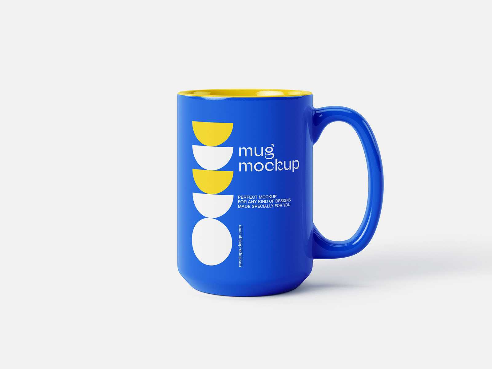 Large coffee mug mockup