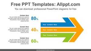 Large horizontal arrow PowerPoint Diagram Template