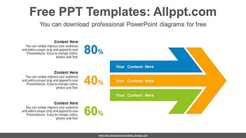 Large horizontal arrow PowerPoint Diagram Template