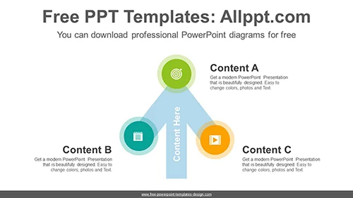 Large rising arrow PowerPoint Diagram Template