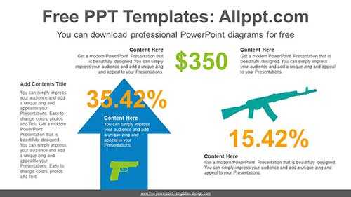 Large Rising Arrow PowerPoint Diagram
