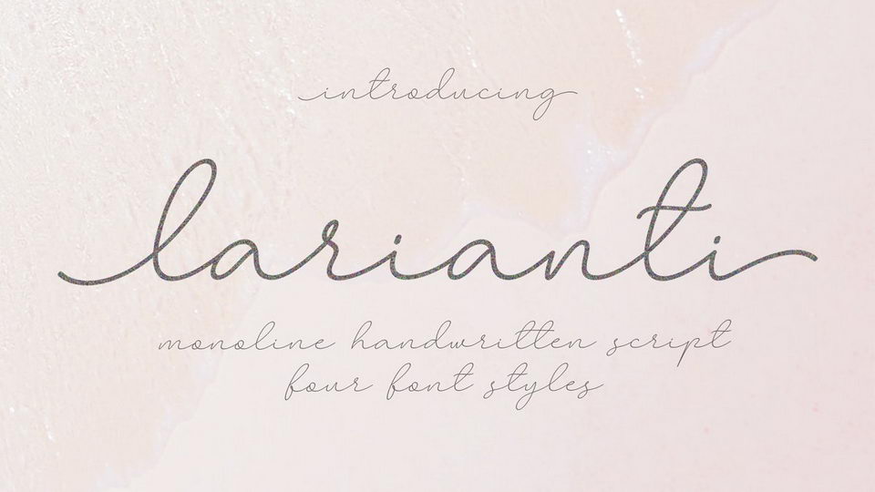 Larianti Script Font › Fontesk