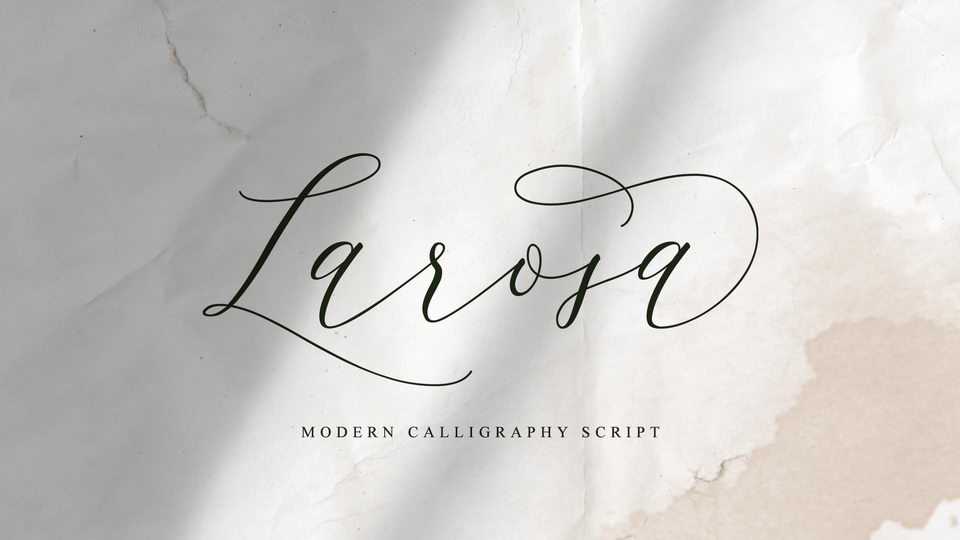 Larosa Script Font › Fontesk