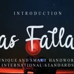 Las Fallas Script Font