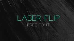 Laser Flip Font › Fontesk