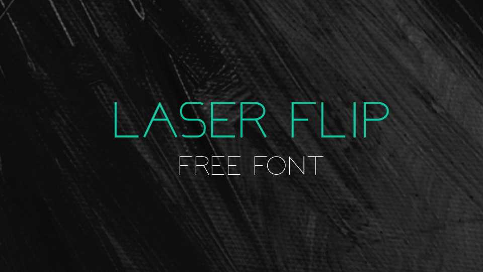 Laser Flip Font › Fontesk