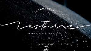 Lasthrue Font › Fontesk