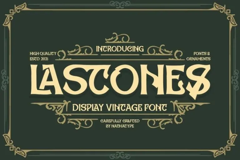 Lastones Font