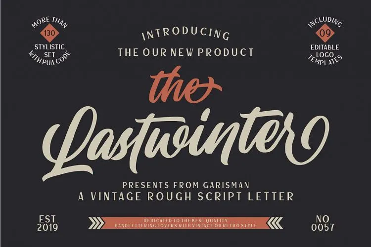 Lastwinter Script Font