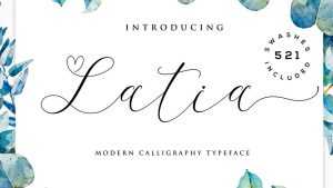 Latia Script › Fontesk