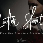 Latter Slant Signature Font