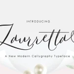 Laurretta Calligraphy Font - Fonte Grátis Laurretta Calligraphy Font