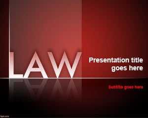 Law Firm PowerPoint Template