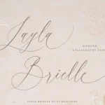 Layla Brielle Calligraphy Font