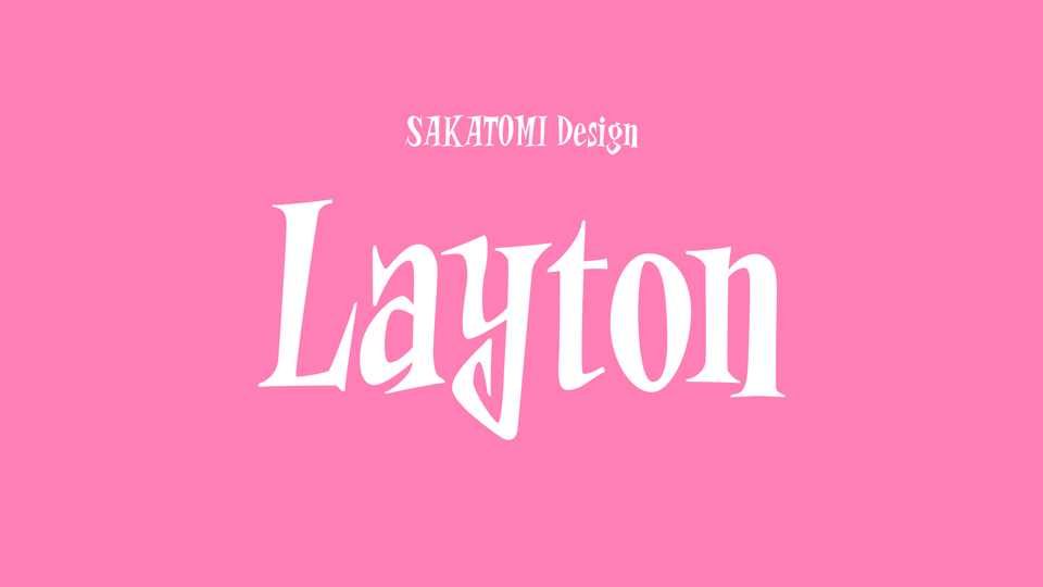 Layton Font › Fontesk
