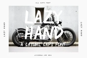 Lazy Hand Font