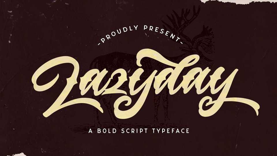 Lazyday Vintage Script Font › Fontesk