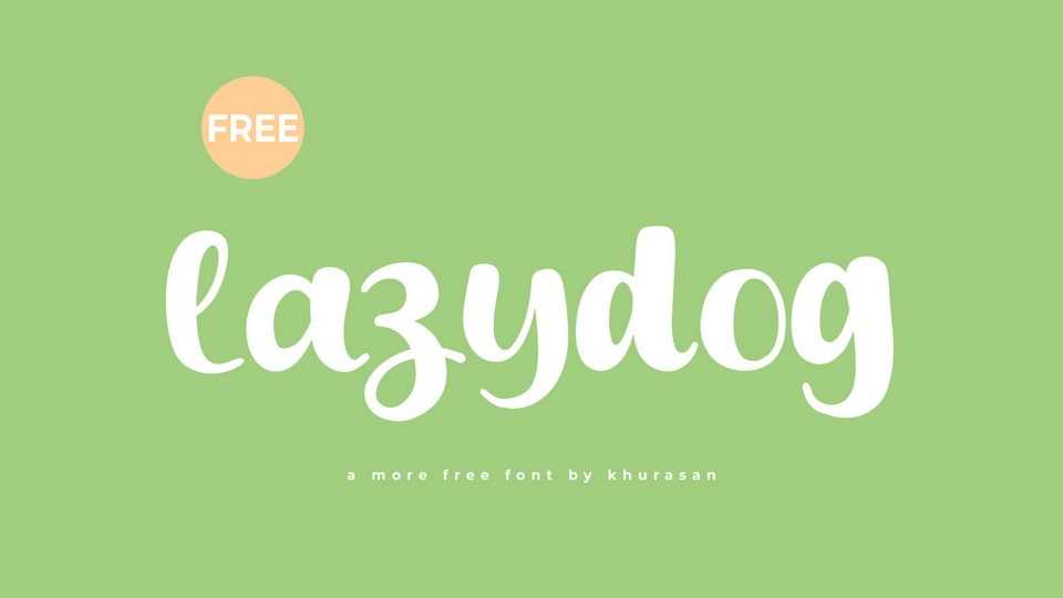 Lazydog Font › Fontesk