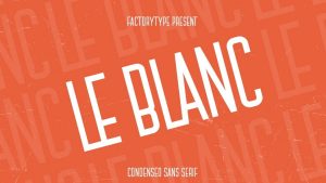 Le Blanc Font › Fontesk