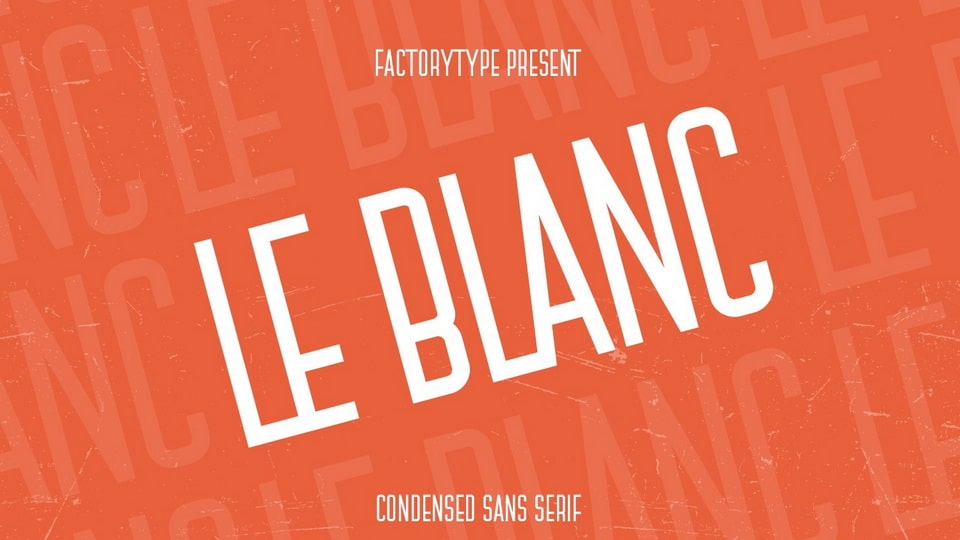 Le Blanc Font › Fontesk